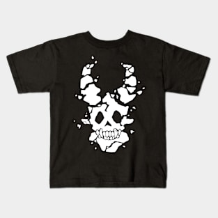 Exploding Demon - White Kids T-Shirt